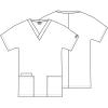 Cherokee Scrub for Women V-Neck Top Traditional fit with Dolman Sleeve and Fade Resistant Fabric – 4700(Fly By Night)