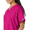 Cherokee Scrub for Women V-Neck Top Traditional fit with Dolman Sleeve and Fade Resistant Fabric – 4700(Fly By Night)
