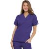 Cherokee Scrub for Women V-Neck Top Traditional fit with Dolman Sleeve and Fade Resistant Fabric – 4700(Grape)