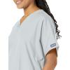 Cherokee Scrub for Women V-Neck Top Traditional fit with Dolman Sleeve and Fade Resistant Fabric – 4700(Grey)
