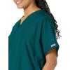 Cherokee Scrub for Women V-Neck Top Traditional fit with Dolman Sleeve and Fade Resistant Fabric – 4700(Hunter)
