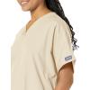 Cherokee Scrub for Women V-Neck Top Traditional fit with Dolman Sleeve and Fade Resistant Fabric – 4700(Khaki)