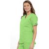 Cherokee Scrub for Women V-Neck Top Traditional fit with Dolman Sleeve and Fade Resistant Fabric – 4700(Lime Green)