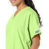 Cherokee Scrub for Women V-Neck Top Traditional fit with Dolman Sleeve and Fade Resistant Fabric – 4700(Lime Green)