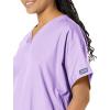 Cherokee Scrub for Women V-Neck Top Traditional fit with Dolman Sleeve and Fade Resistant Fabric – 4700(Orchid)