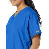 Cherokee Scrub for Women V-Neck Top Traditional fit with Dolman Sleeve and Fade Resistant Fabric – 4700(Royal)
