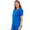 Cherokee Scrub for Women V-Neck Top Traditional fit with Dolman Sleeve and Fade Resistant Fabric – 4700(Royal)