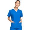 Cherokee Scrub for Women V-Neck Top Traditional fit with Dolman Sleeve and Fade Resistant Fabric – 4700(Royal)