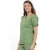 Cherokee Scrub for Women V-Neck Top Traditional fit with Dolman Sleeve and Fade Resistant Fabric – 4700(Sage Green)