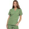 Cherokee Scrub for Women V-Neck Top Traditional fit with Dolman Sleeve and Fade Resistant Fabric – 4700(Sage Green)