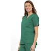 Cherokee Scrub for Women V-Neck Top Traditional fit with Dolman Sleeve and Fade Resistant Fabric – 4700(Surgical Green)