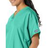 Cherokee Scrub for Women V-Neck Top Traditional fit with Dolman Sleeve and Fade Resistant Fabric – 4700(Surgical Green)