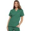 Cherokee Scrub for Women V-Neck Top Traditional fit with Dolman Sleeve and Fade Resistant Fabric – 4700(Surgical Green)