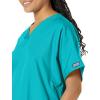 Cherokee Scrub for Women V-Neck Top Traditional fit with Dolman Sleeve and Fade Resistant Fabric – 4700(Teal Blue)
