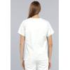 Cherokee Scrub for Women V-Neck Top Traditional fit with Dolman Sleeve and Fade Resistant Fabric – 4700(White)