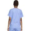 Cherokee Scrub set for women Traditional Fit Dolman Sleeve, V-neck Top 4700 Natural Rise Flare Leg Drawstring Pant 4101(Ciel)