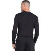 Cherokee Scrubs Men’s Long Sleeve Underscrub Knit Tee,Crew Neck, Stretch Durable Layering Shirt for Medical Uniforms – WW700(Black)