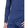 Cherokee Scrubs Men’s Long Sleeve Underscrub Knit Tee,Crew Neck, Stretch Durable Layering Shirt for Medical Uniforms – WW700(Navy)