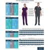 Cherokee Scrubs Men’s Long Sleeve Underscrub Knit Tee,Crew Neck, Stretch Durable Layering Shirt for Medical Uniforms – WW700(Pewter)
