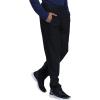 Cherokee Scrubs Mens Pants Tapered Leg with 5 Pockets, Zip Cargo, 360° Stretch & Moisture Wicking – CK185(Black)
