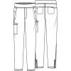 Cherokee Scrubs Mens Pants Tapered Leg with 5 Pockets, Zip Cargo, 360° Stretch & Moisture Wicking – CK185(Ciel Blue)