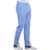 Cherokee Scrubs Mens Pants Tapered Leg with 5 Pockets, Zip Cargo, 360° Stretch & Moisture Wicking – CK185(Ciel Blue)
