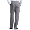 Cherokee Scrubs Mens Pants Tapered Leg with 5 Pockets, Zip Cargo, 360° Stretch & Moisture Wicking – CK185(Pebble)