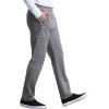 Cherokee Scrubs Mens Pants Tapered Leg with 5 Pockets, Zip Cargo, 360° Stretch & Moisture Wicking – CK185(Pebble)