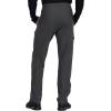 Cherokee Scrubs Mens Pants Tapered Leg with 5 Pockets, Zip Cargo, 360° Stretch & Moisture Wicking – CK185(Pewter)