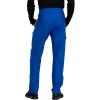 Cherokee Scrubs Mens Pants Tapered Leg with 5 Pockets, Zip Cargo, 360° Stretch & Moisture Wicking – CK185(Royal)