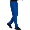 Cherokee Scrubs Mens Pants Tapered Leg with 5 Pockets, Zip Cargo, 360° Stretch & Moisture Wicking – CK185(Royal)