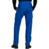 Cherokee Scrubs Mens Pants Tapered Leg with 5 Pockets, Zip Cargo, 360° Stretch & Moisture Wicking – CK185(Royal)