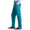 Cherokee Scrubs Mens Pants Tapered Leg with 5 Pockets, Zip Cargo, 360° Stretch & Moisture Wicking – CK185(Teal Blue)