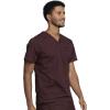 Cherokee Scrubs for Men V-Neck Top, Workwear Professionals Soft Stretch WW675(Espresso)