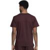 Cherokee Scrubs for Men V-Neck Top, Workwear Professionals Soft Stretch WW675(Espresso)