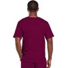 Cherokee Scrubs for Men & Women V-Neck Scrub Top with 4 Pockets, Cotton Blend Soft Stretchy Easy Care Nursing Uniform – 4725(Azalea)