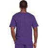 Cherokee Scrubs for Men & Women V-Neck Scrub Top with 4 Pockets, Cotton Blend Soft Stretchy Easy Care Nursing Uniform – 4725(Grape)