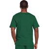 Cherokee Scrubs for Men & Women V-Neck Scrub Top with 4 Pockets, Cotton Blend Soft Stretchy Easy Care Nursing Uniform – 4725(Hunter)