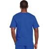 Cherokee Scrubs for Men & Women V-Neck Scrub Top with 4 Pockets, Cotton Blend Soft Stretchy Easy Care Nursing Uniform – 4725(Royal)