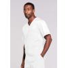 Cherokee Scrubs for Men & Women V-Neck Scrub Top with 4 Pockets, Cotton Blend Soft Stretchy Easy Care Nursing Uniform – 4725(White)