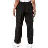 Cherokee Scrubs for Women Cargo Pant Natural Rise Tapered Pull-On Bottom with 4 Pockets , Fade Resistant Fabric – 4200(Black)