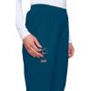 Cherokee Scrubs for Women Cargo Pant Natural Rise Tapered Pull-On Bottom with 4 Pockets , Fade Resistant Fabric – 4200(Caribbean Blue)