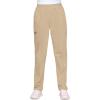 Cherokee Scrubs for Women Cargo Pant Natural Rise Tapered Pull-On Bottom with 4 Pockets , Fade Resistant Fabric – 4200(Khaki)