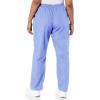 Cherokee Scrubs for Women Cargo Pant Natural Rise Tapered Pull-On Bottom with 4 Pockets , Fade Resistant Fabric – 4200(Navy)