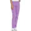 Cherokee Scrubs for Women Cargo Pant Natural Rise Tapered Pull-On Bottom with 4 Pockets , Fade Resistant Fabric – 4200(Orchid)