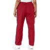 Cherokee Scrubs for Women Cargo Pant Natural Rise Tapered Pull-On Bottom with 4 Pockets , Fade Resistant Fabric – 4200(Red)