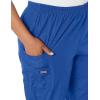 Cherokee Scrubs for Women Cargo Pant Natural Rise Tapered Pull-On Bottom with 4 Pockets , Fade Resistant Fabric – 4200(Royal)