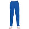 Cherokee Scrubs for Women Cargo Pant Natural Rise Tapered Pull-On Bottom with 4 Pockets , Fade Resistant Fabric – 4200(Royal)