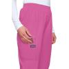 Cherokee Scrubs for Women Cargo Pant Natural Rise Tapered Pull-On Bottom with 4 Pockets , Fade Resistant Fabric – 4200(Shocking Pink)