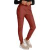 Cherokee Scrubs for Women Pant with Mid Rise Tapered Leg Drawstring Moisture Wicking Easy Care & 360° Stretch Fabric – CK092(Masala)